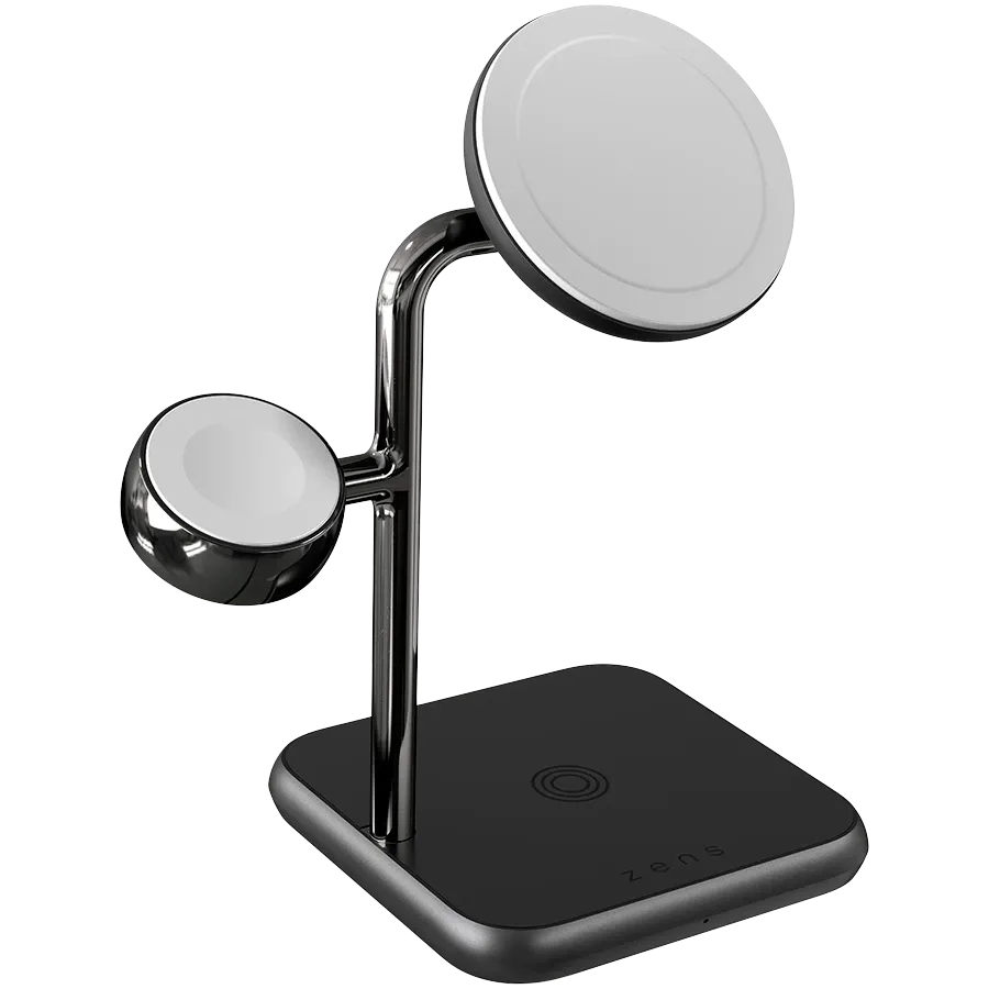 photo 1 - Беспроводное зарядное устройство ZENS 4-in-1 MagSafe + Watch Wireless Charging Station Black (ZEDC22B/00)