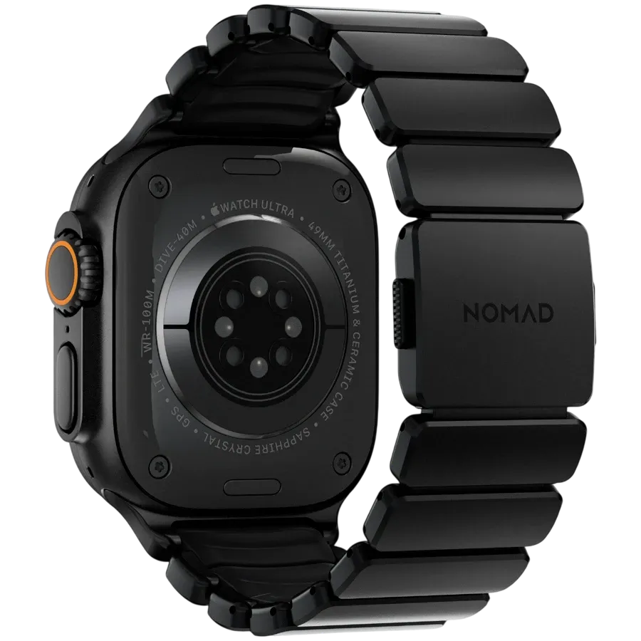 photo 3 - NOMAD Band Extension Stratos Band Black Hardware/Black за Apple Watch 44 mmApple Watch 45 mmApple Watch 46 mmApple Watch 49 mm 46/49 mm