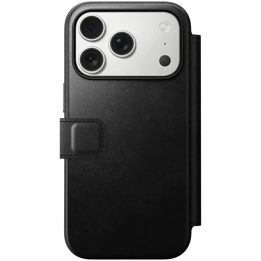 Husă NOMAD Folio Modern Horween cu MagSafe pentru iPhone 17 Pro Max, Black – photo 2