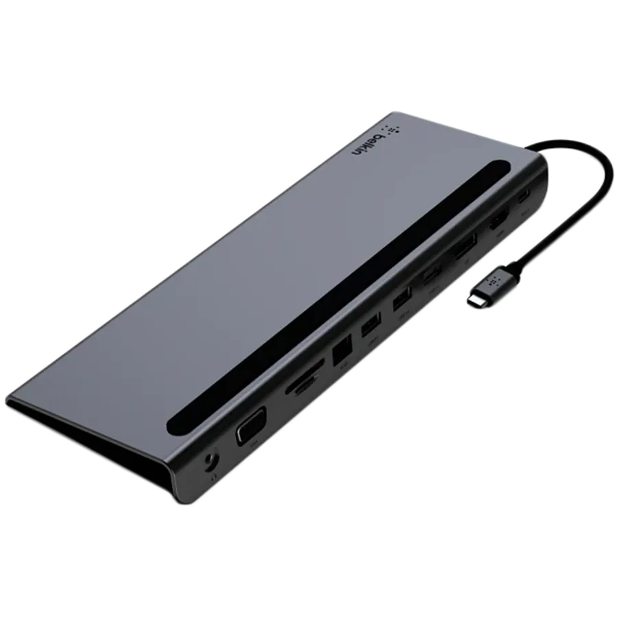 photo 1 - BELKIN  Connect  Многопортовый адаптер USB-C 11-IN-1 MULTIPORT DOCK Space Gray