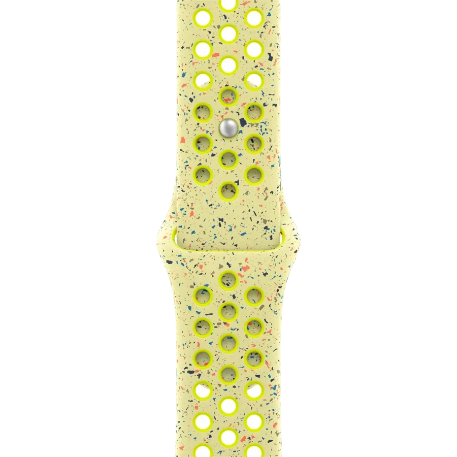Apple 42mm Nike Sport Band Band Extension Nike Sport Band Volt Splash за Apple Watch 38 mmApple Watch 40 mmApple Watch 42 mmApple Watch 41 mm 38/42 mm – photo 1
