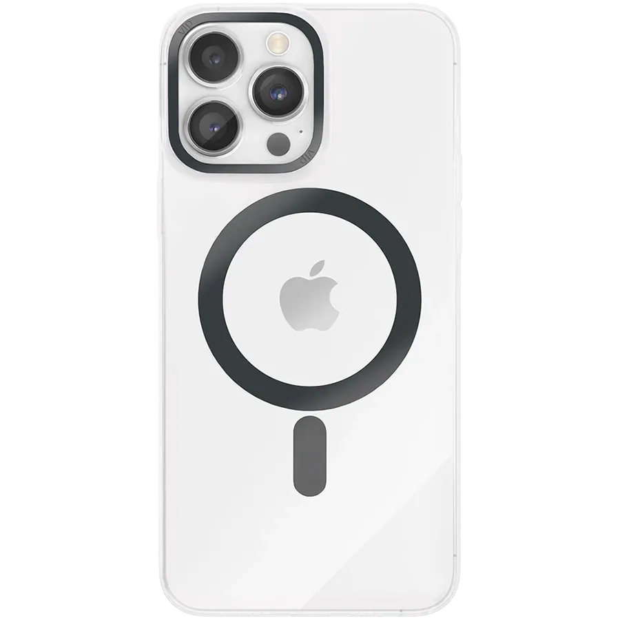photo - VLP Чехол Line с MagSafe Чёрный для iPhone 14 Pro Max