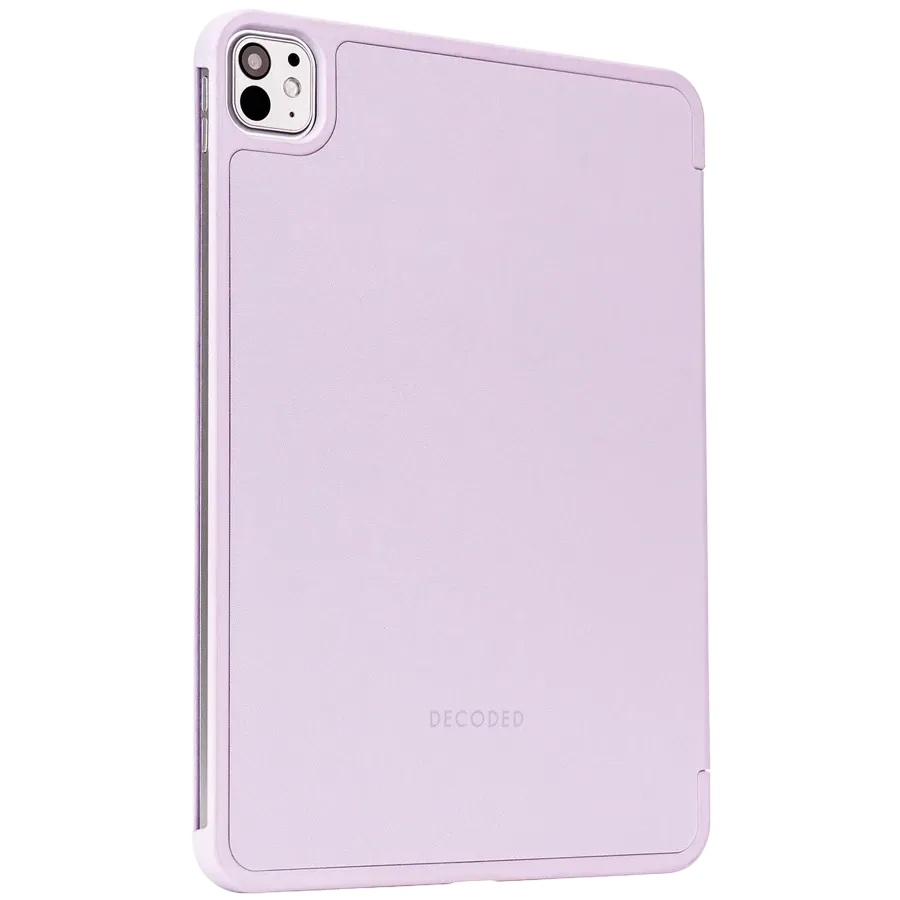 photo 4 - Чехол DECODED Smart Folio Slim из текстурированного силикона для iPad Pro 11 (M4/M5), Lavender