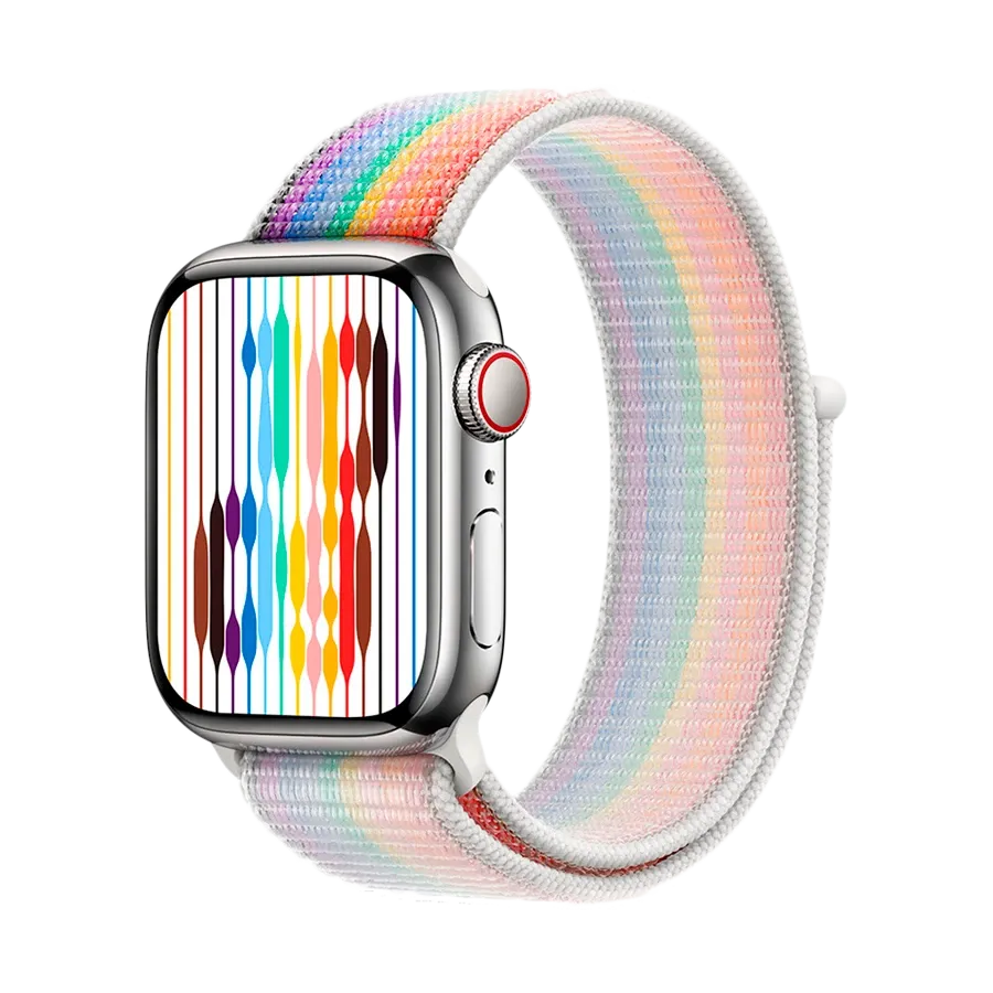 photo 2 - Curea APPLE Sport Loop pentru Apple Watch 45mm, Pride Edition