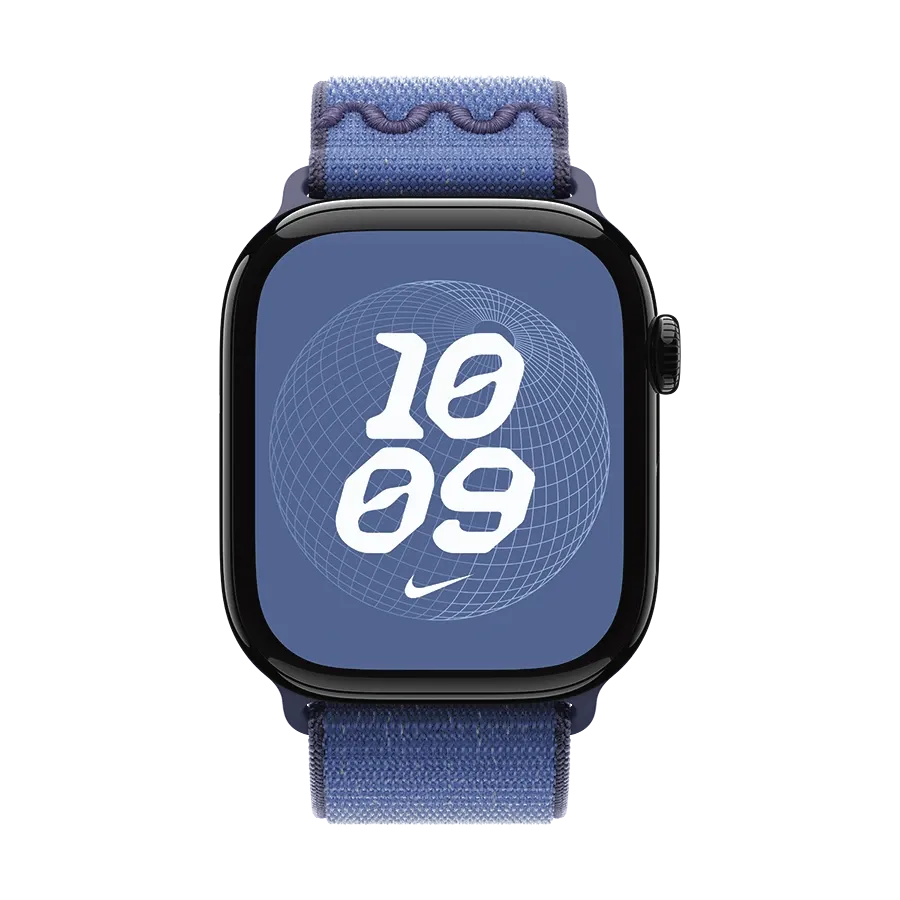 photo 3 - Apple Nike Sport Loop Ремешок для Apple Watch 46 mm, Blue Ribbon