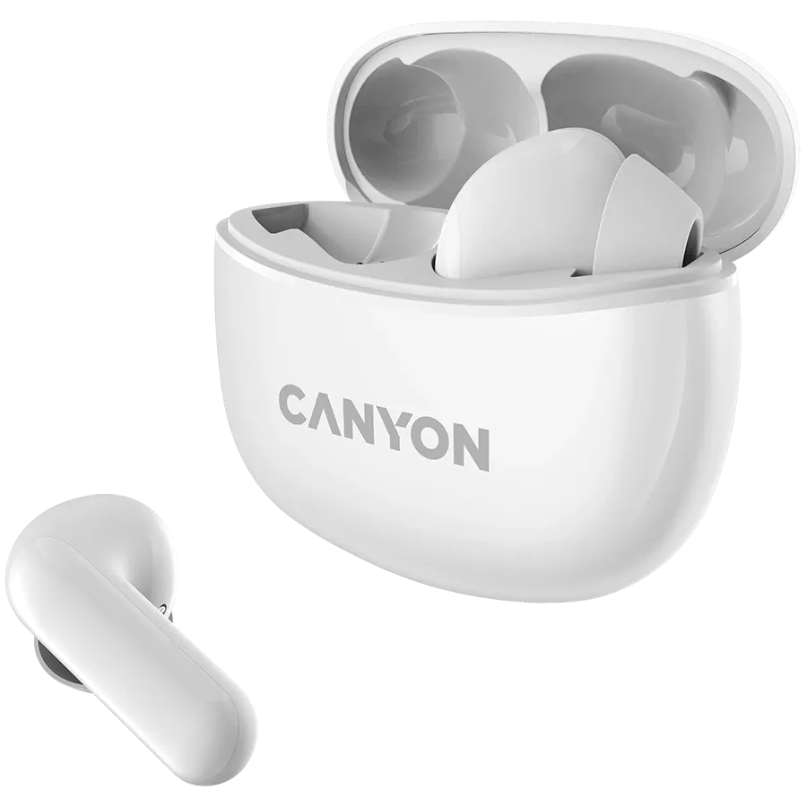 photo 2 - CANYON TWS-5 Беспроводные наушники, Белый