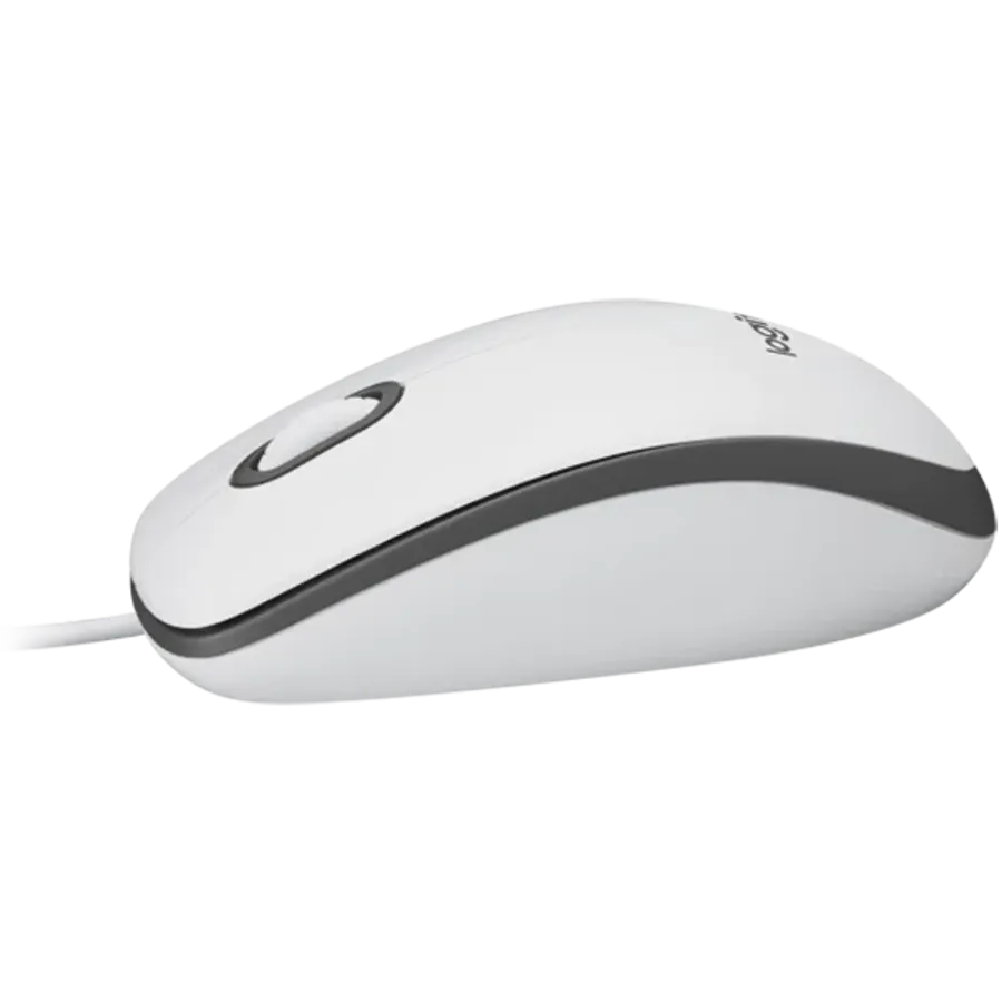 photo 2 - Мышь LOGITECH M100 USB White (L910-006764)