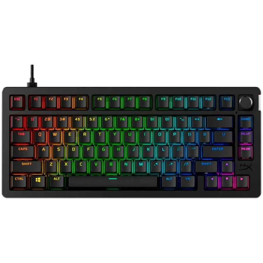 photo 1 - Tastatură pentru gaming HYPERX Alloy Rise 75 RGB, Black