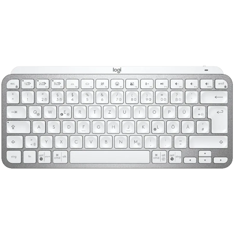 photo 1 - Клавиатура беспроводная LOGITECH MX Keys Mini Pale Grey (L920-010499)