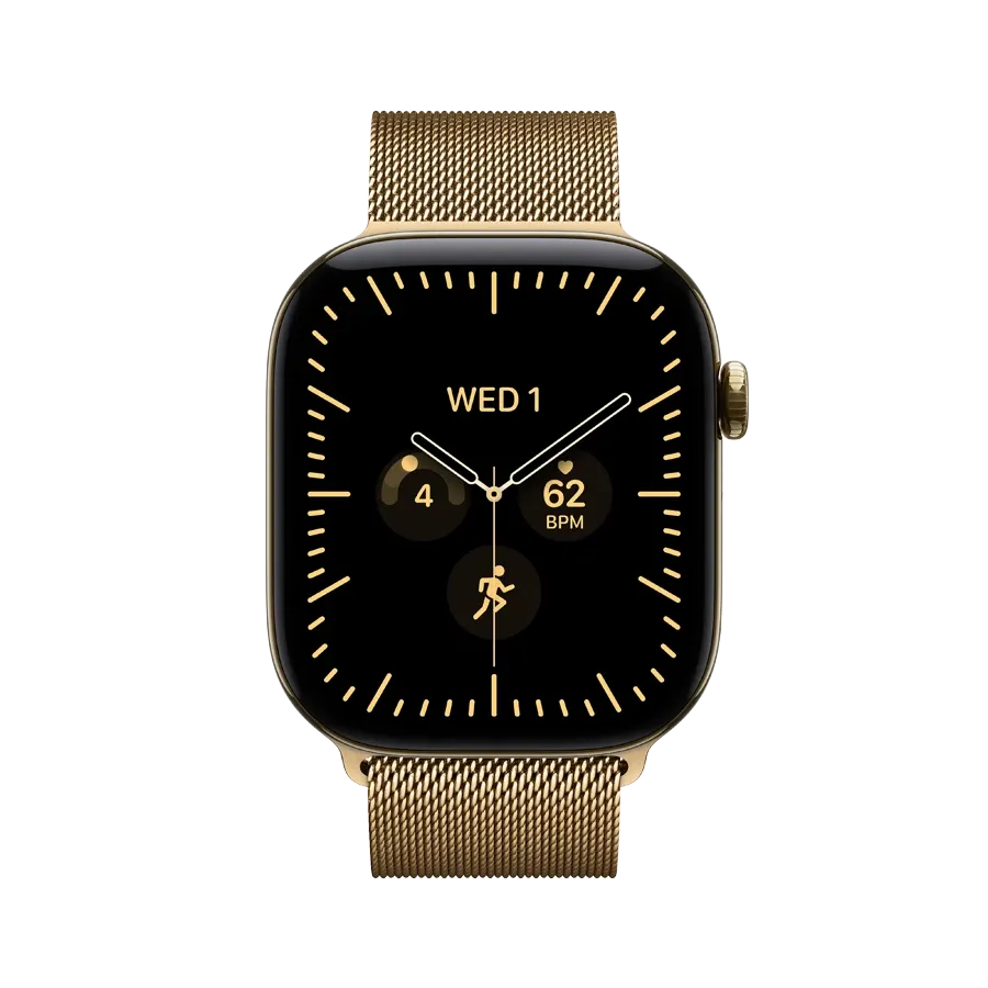 Apple Watch Series 12 GPS + Cellular,  Burgundy Sport Band, S/M, 46mm, Radiant Gold – photo 2