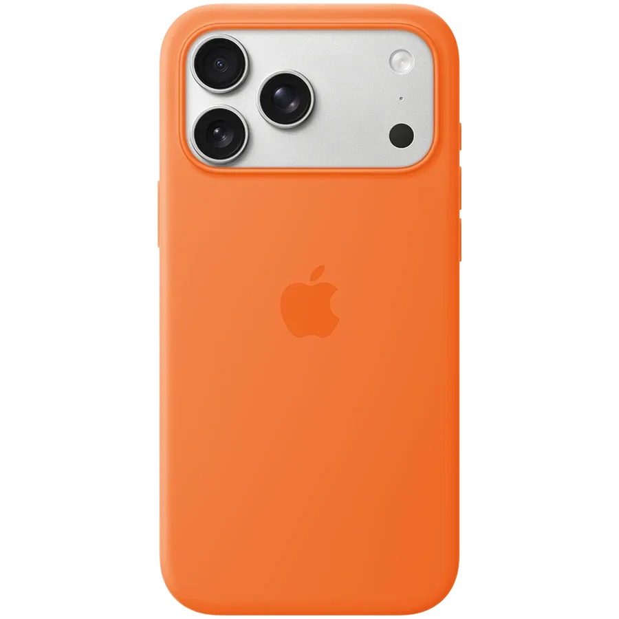 photo - Apple Case Silicone Case with MagSafe Orange for iPhone 17 Pro Max