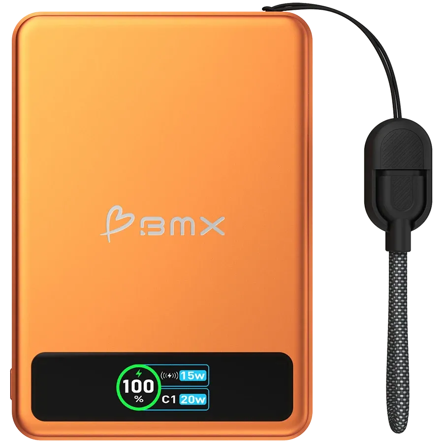 photo 1 - BMX SolidSafe 5K Power Bank, Orange
