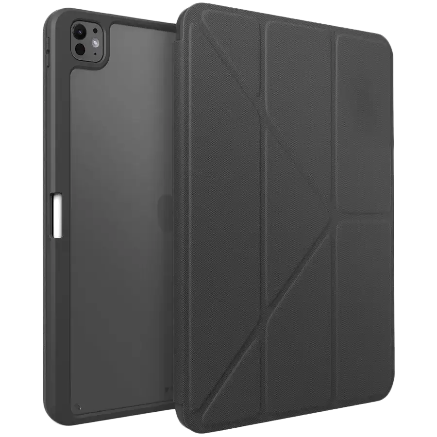 Case UNIQ Smart Cover Moven for iPad Air 13 (M2), Charcoal Gray – photo 1