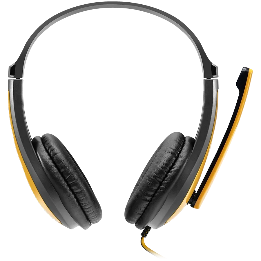 photo 2 - Гарнітура CANYON HSC-1, Black/Yellow