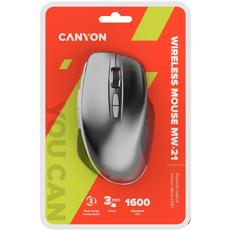 CANYON MW-21 Mouse, Dark Gray – photo 6