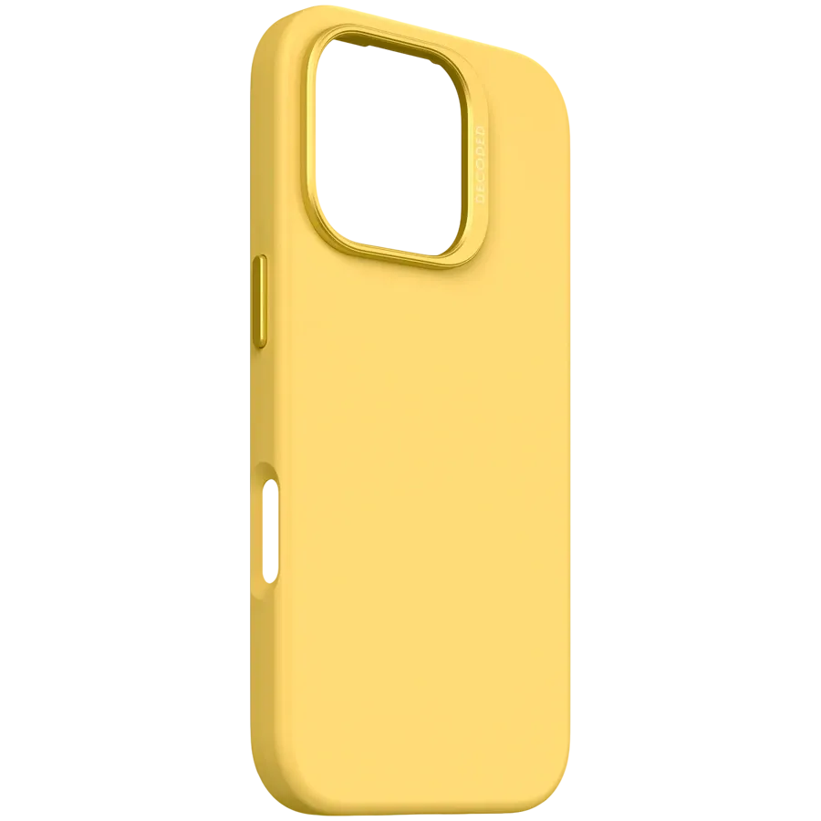 photo 2 - DECODED Case Silicone Case with MagSafe Popcorn Yellow for iPhone 16 Pro