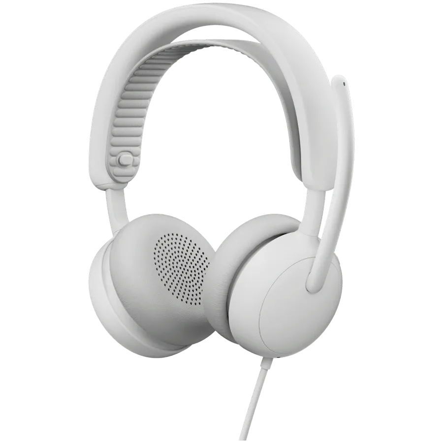 photo 1 - Навушники LOGITECH Zone Wired 2 Headset for Business - OFF-WHITE L981-001617