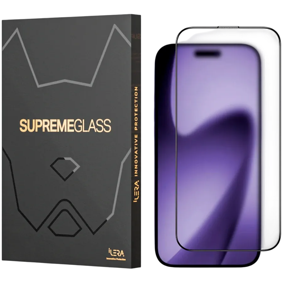 photo 1 - Защитное стекло iLera Frosted Glass для iPhone 17 (ILFRGL17)