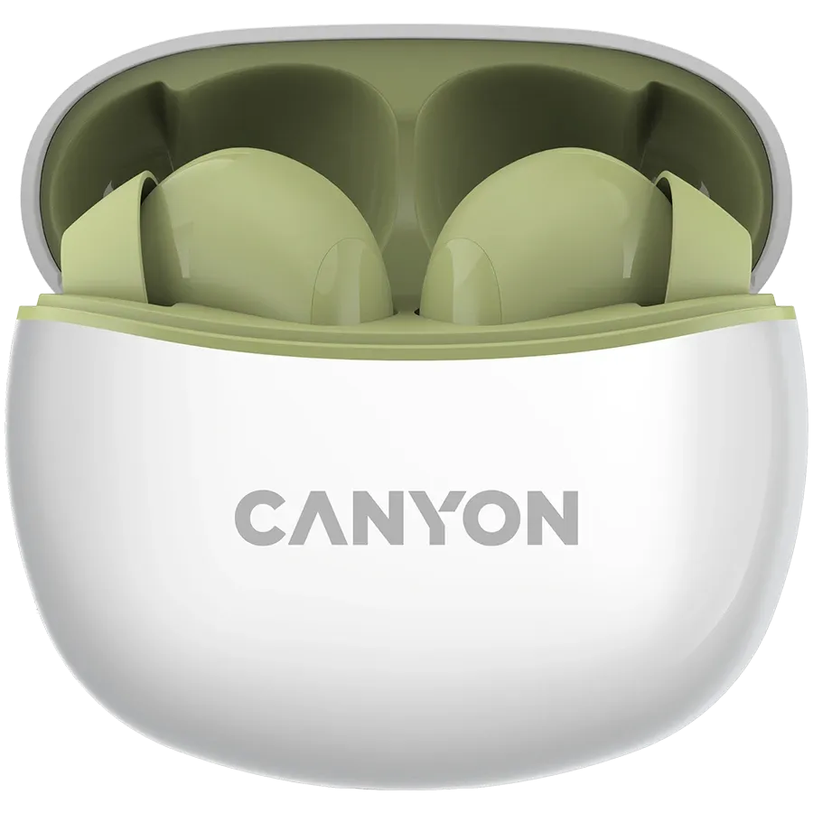 photo 1 - CANYON TWS-5 Беспроводные наушники, Зеленый