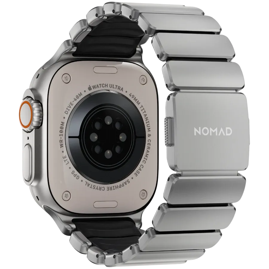 photo 3 - NOMAD Band Extension Stratos Band Natural Hardware/Black за Apple Watch 44 mmApple Watch 45 mmApple Watch 46 mmApple Watch 49 mm 46/49 mm