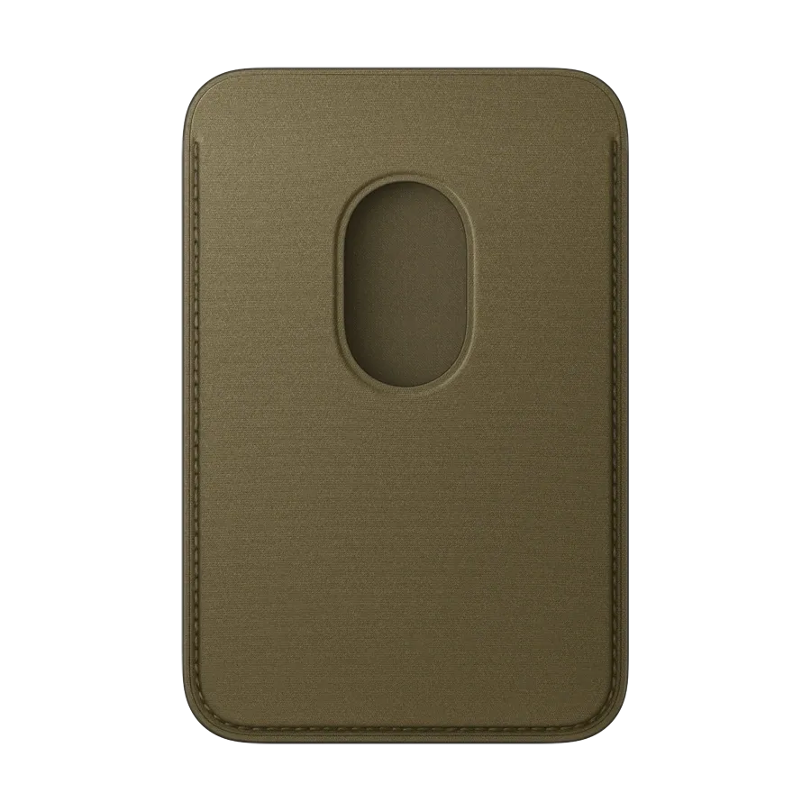 Apple Wallet FineWoven Wallet with MagSafe հետ MagSafe Dark Olive for iPhone – photo 1