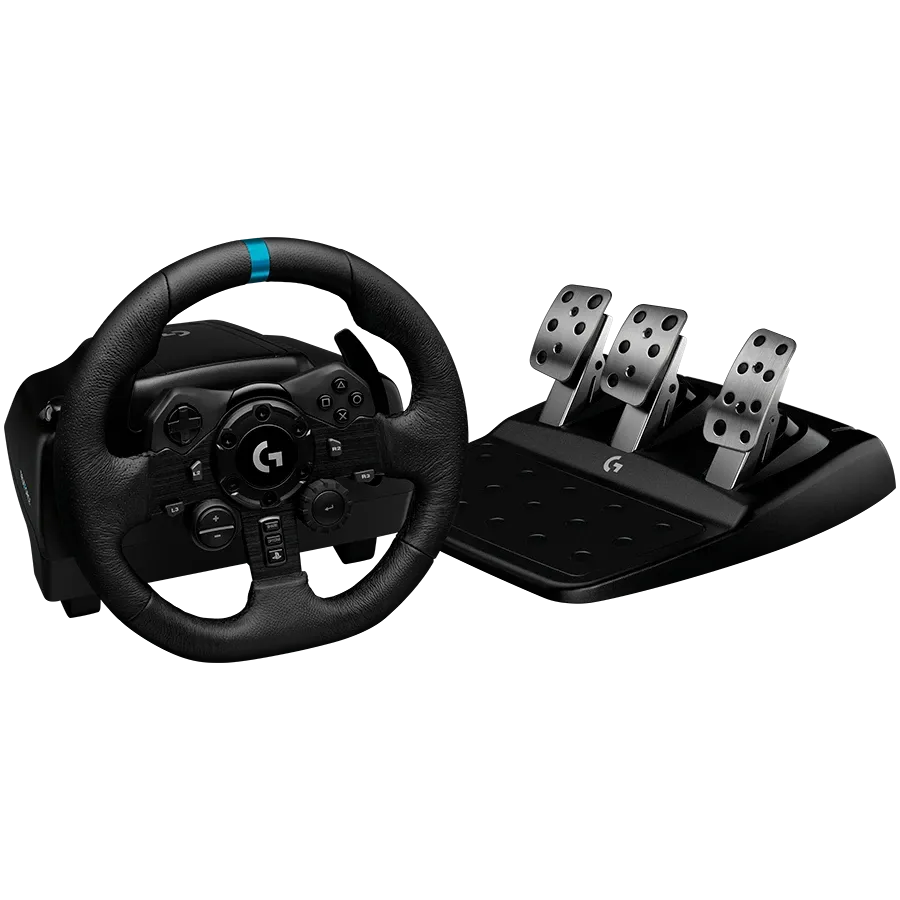 photo 2 - Руль LOGITECH G923 Racing Wheel and Pedals for PS4 and PC (L941-000149) 