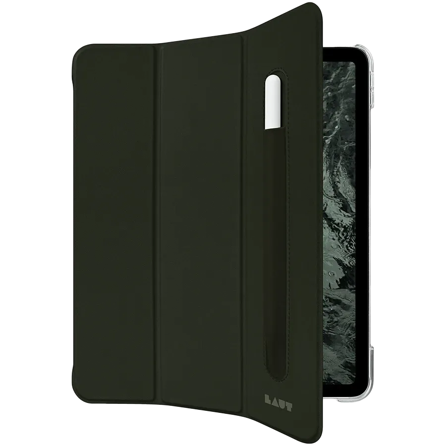 photo 2 - Обложка Smart Folio LAUT HUEX Военный зеленая для iPad Air (4-го поколения)