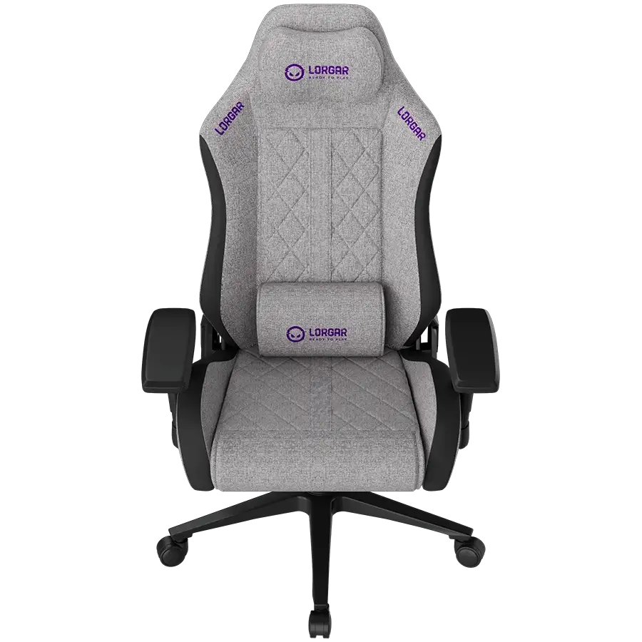 Игровое кресло LORGAR CHA 41, Gray/Purple – photo 2