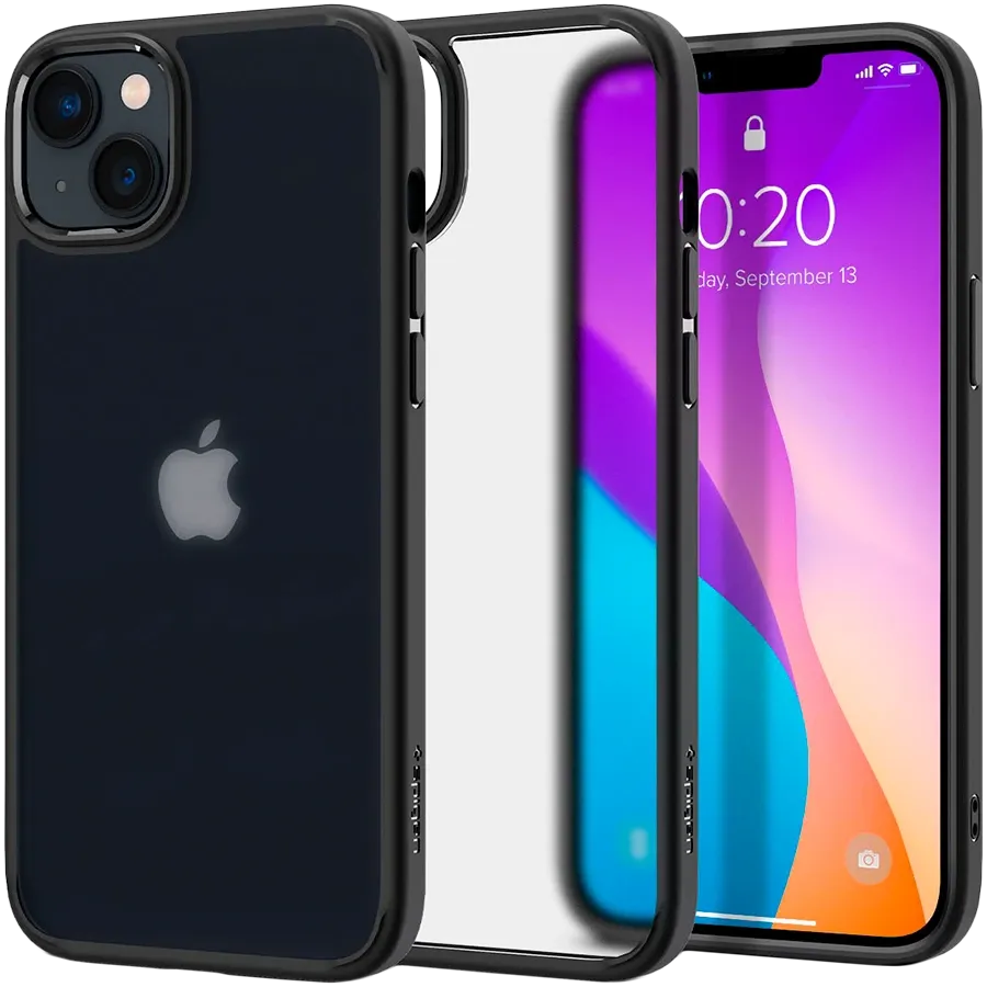 photo 3 - Чехол SPIGEN SGP Ultra Hybrid  Frost Black для iPhone 14
