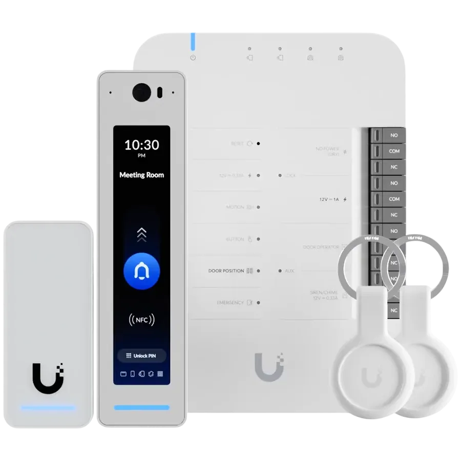 photo - Профессиональный комплект для монтажа системы контроля доступа UniFi Ubiquiti G3 PoE с NFC и PIN, Белый