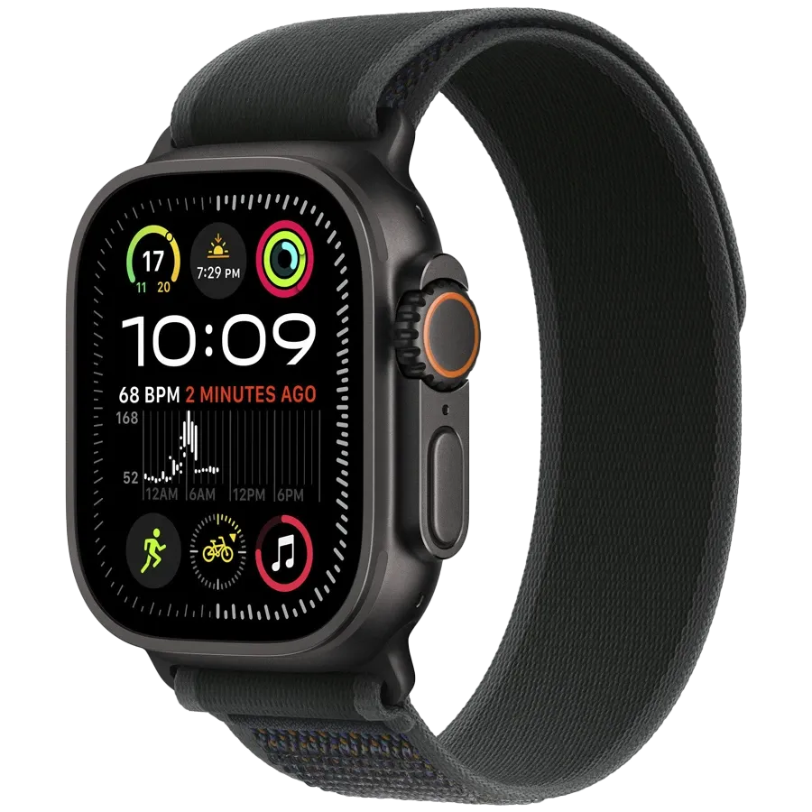 photo 2 - Apple 49mm Trail Loop - Black Titanium Finish Band Extension Trail Loop  - Black Titanium Finish Чорний за Apple Watch 44 mmApple Watch 45 mmApple Watch 46 mmApple Watch 49 mm 44/45/46/49 mm