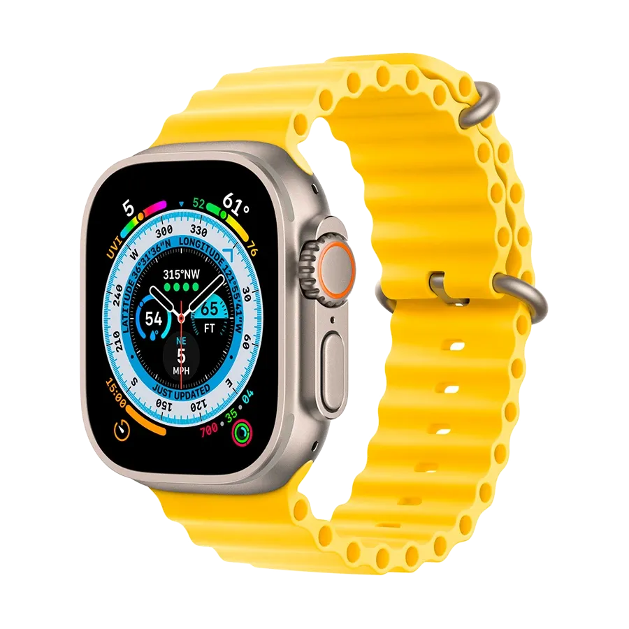 photo 2 - Apple Ocean Band Extension Бау үшін Apple Watch 44/45/49 mm, Сары