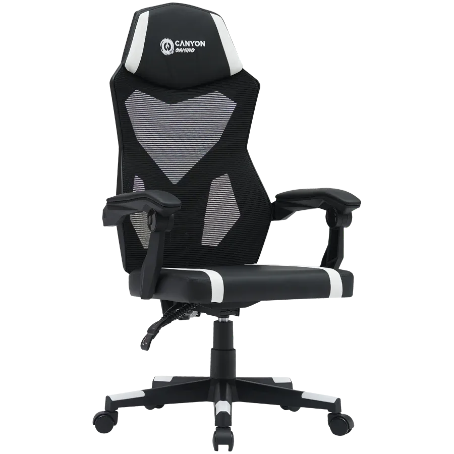 photo 2 - CANYON Ergonomic Gaming Chair Flow MCH01 Black/White