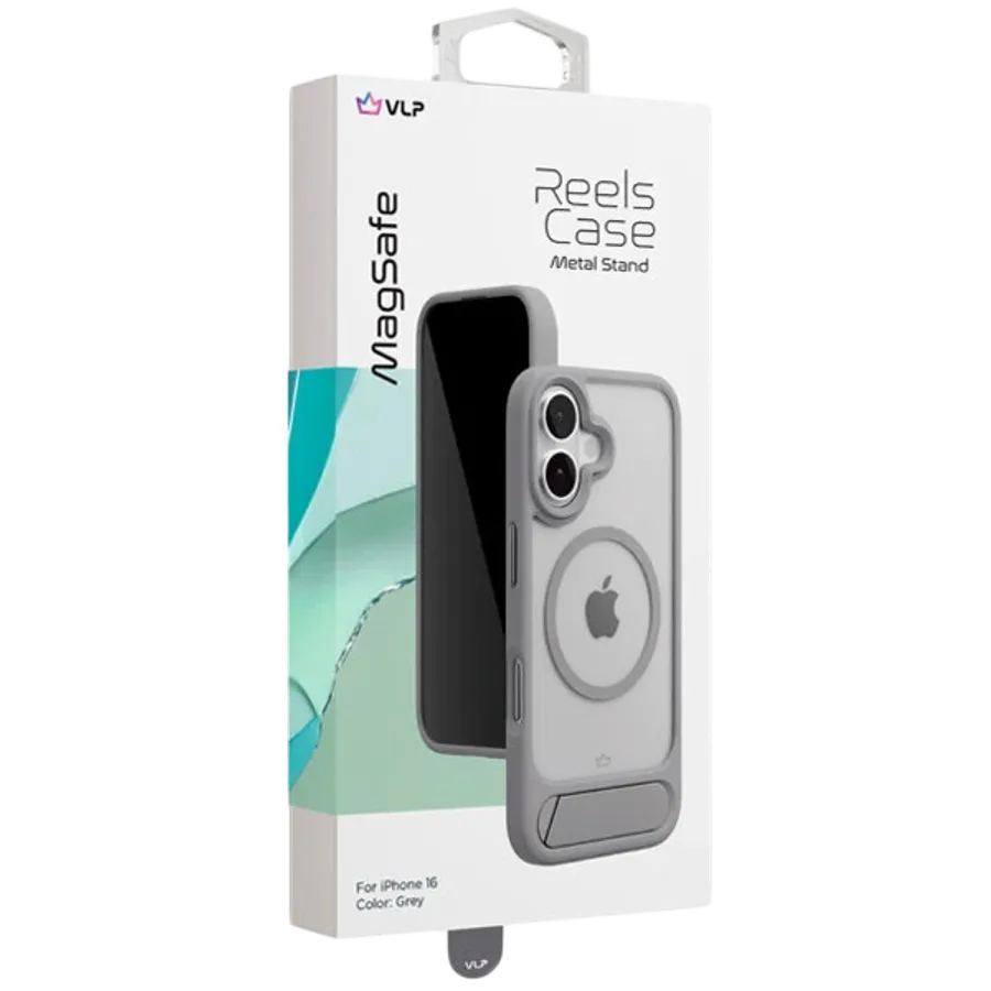 photo 3 - VLP Чехол Reels с MagSafe Серый для iPhone 16