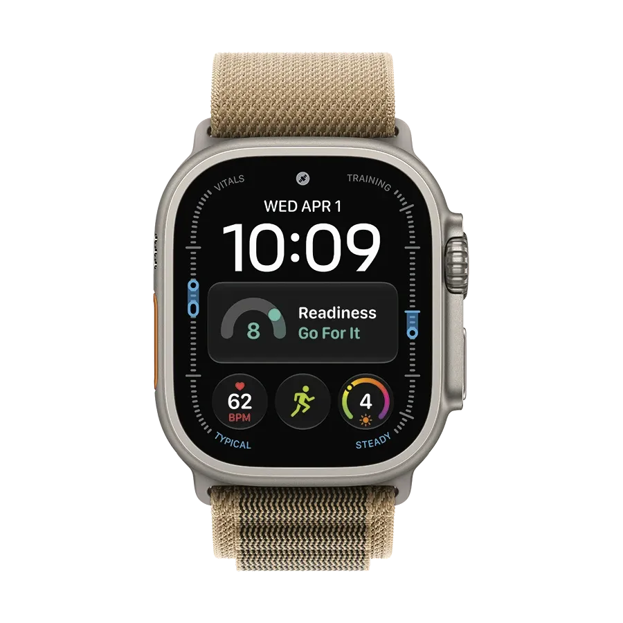 Apple 49mm Alpine Loop - Natural Titanium Finish Ремінець  for Apple Watch 44/45/46/49 mm, Size L, Desert – photo 2
