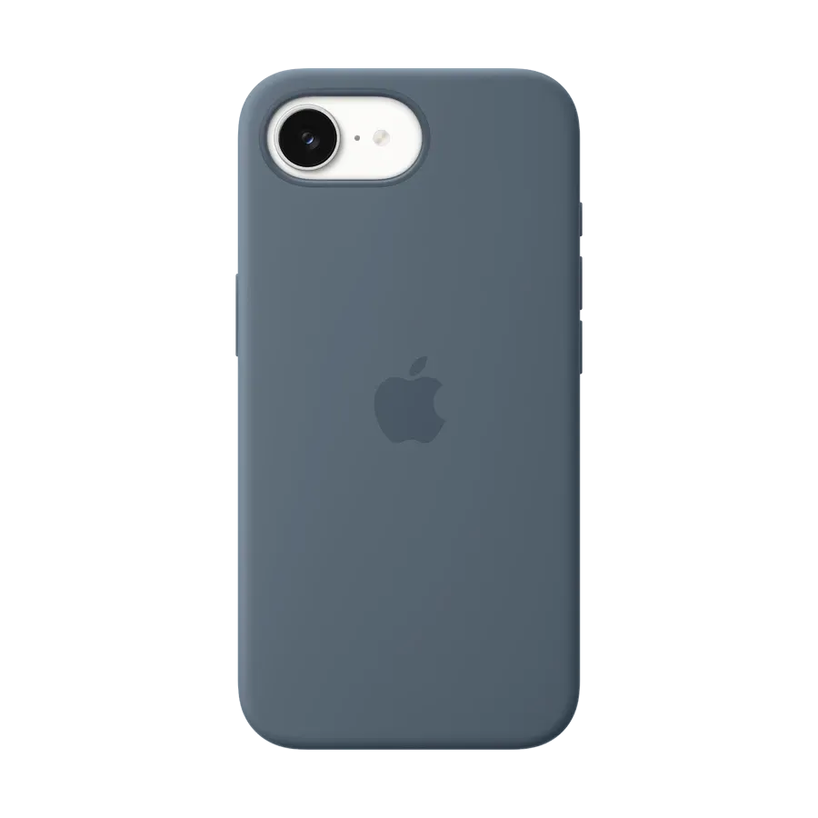 photo 1 - Apple силиконовый чехол с MagSafe Anchor Blue для iPhone 17e