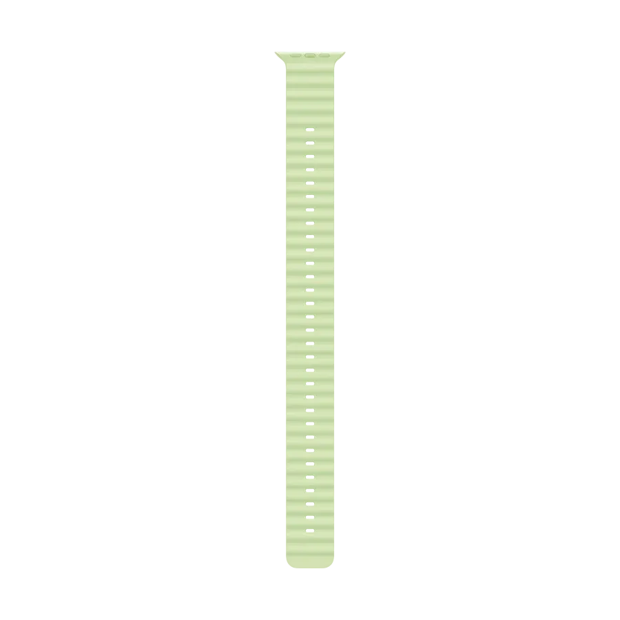 photo 1 - Apple Ocean Band  for Apple Watch 44/45/46/49 mm, Neon Green