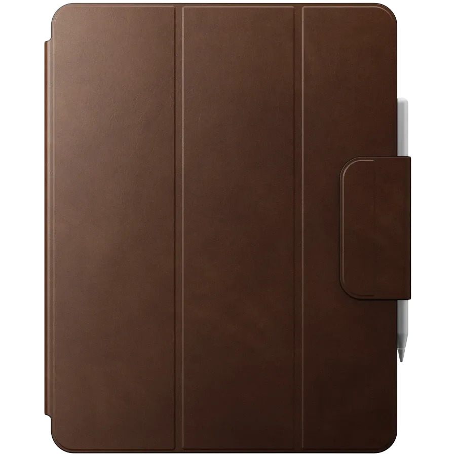 photo 1 - Чехол NOMAD Smart Folio из кожи для iPad Pro 12.9 (Gen.3/4/5/6), Коричневый