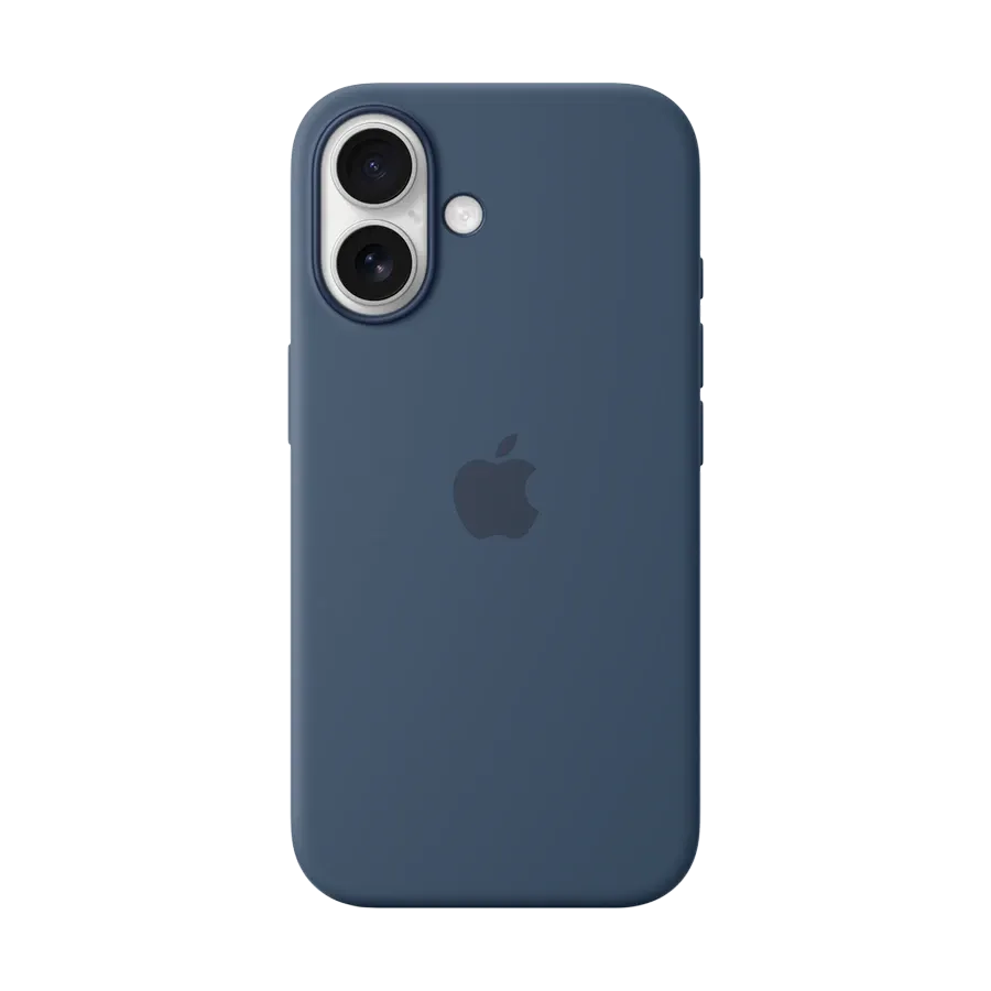 photo - Apple Case Silicone Case with MagSafe Denim for iPhone 16