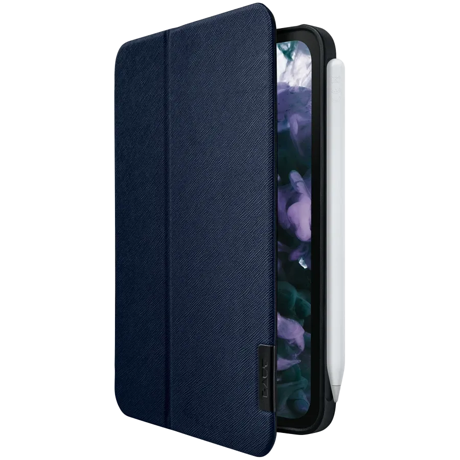 photo 3 - Обложка Smart Folio LAUT PRESTIGE FOLIO Индиго для iPad mini (6-го поколения)