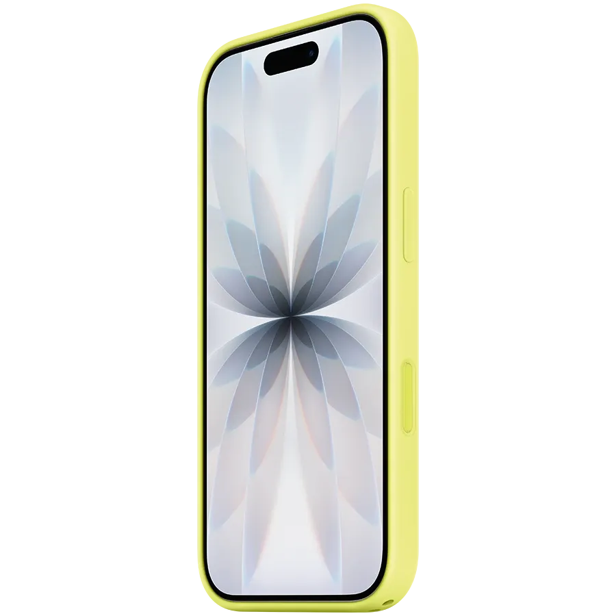 photo 2 - Husă Apple din silicon cu MagSafe pentru iPhone 17, Neon Yellow