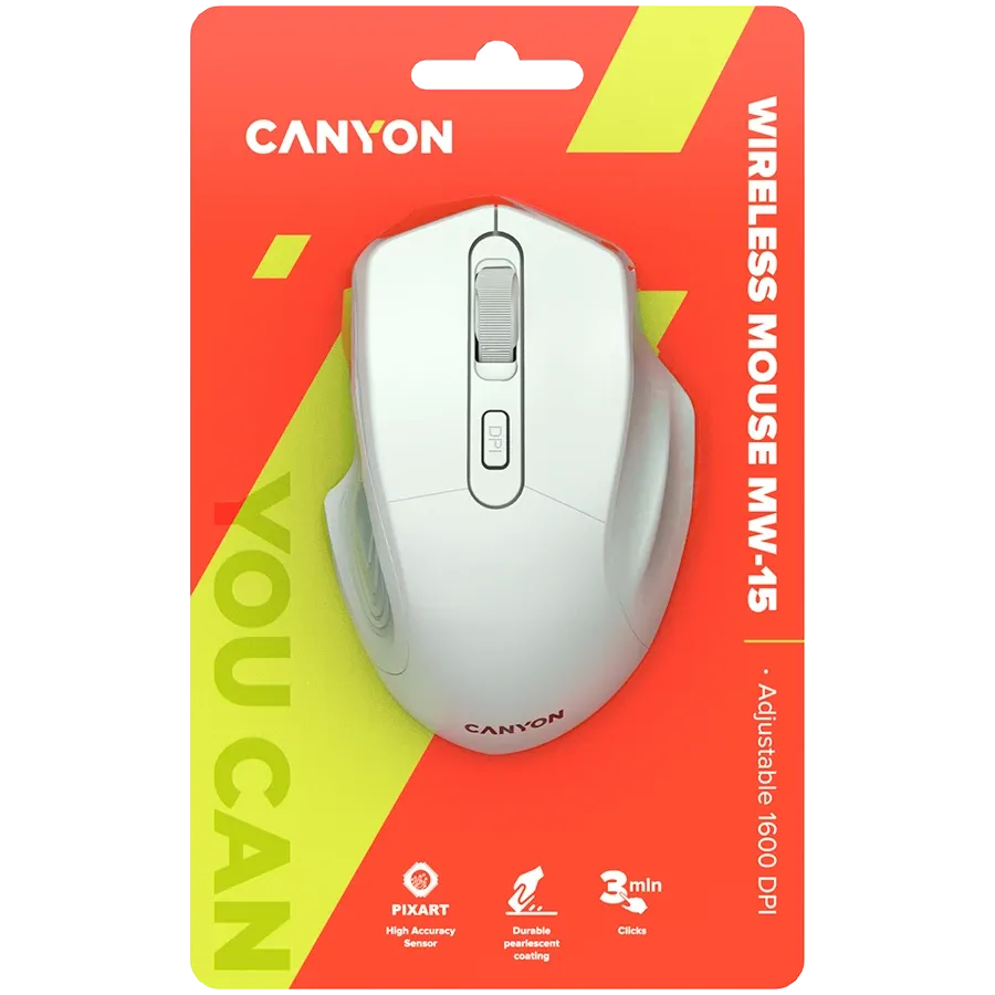 CANYON MW-15 Mouse, Pearl White – photo 6