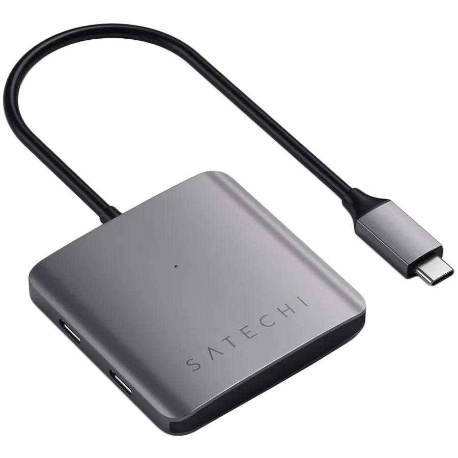 photo 2 - SATECHI 4-PORT USB-C HUB, Space Gray