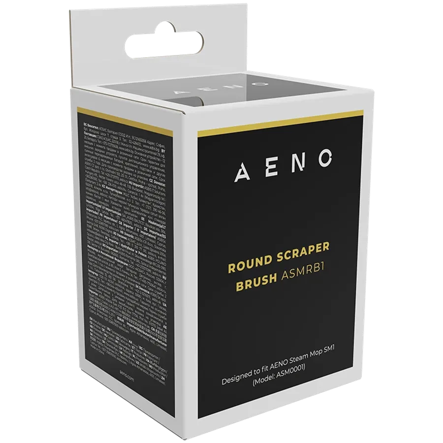 photo 4 - AENO  за SM1Round scraper brush  за steam mop SM1 (Round Scraper Brush, Cloth Cover included)