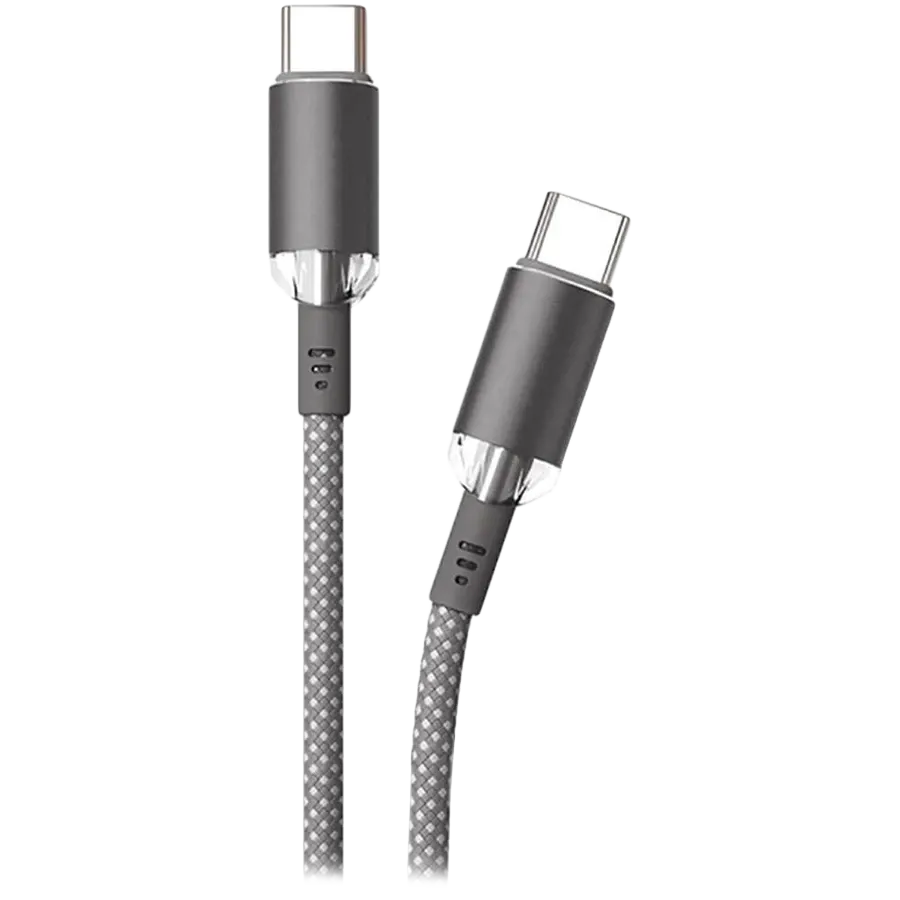 photo - VLP USB-C кабелі, Сұр, 1.2м