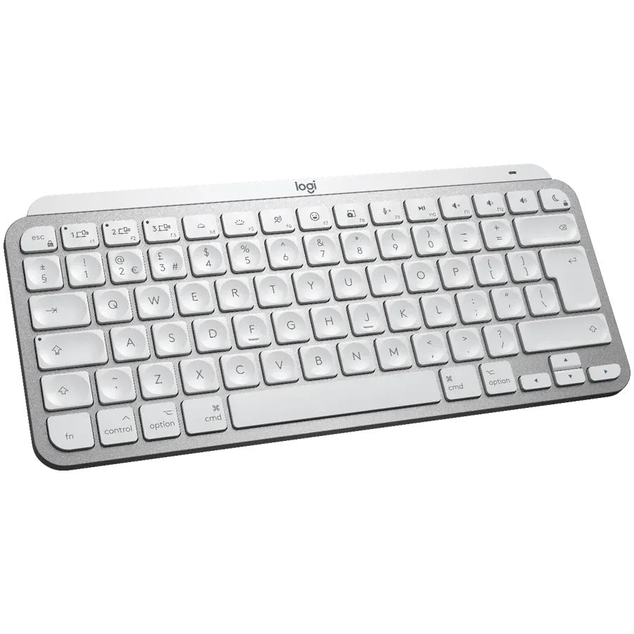 photo 3 - Клавіатура бездротова Logitech MX Keys Mini For Mac Wireless Illuminated US Pale Grey (920-010526)