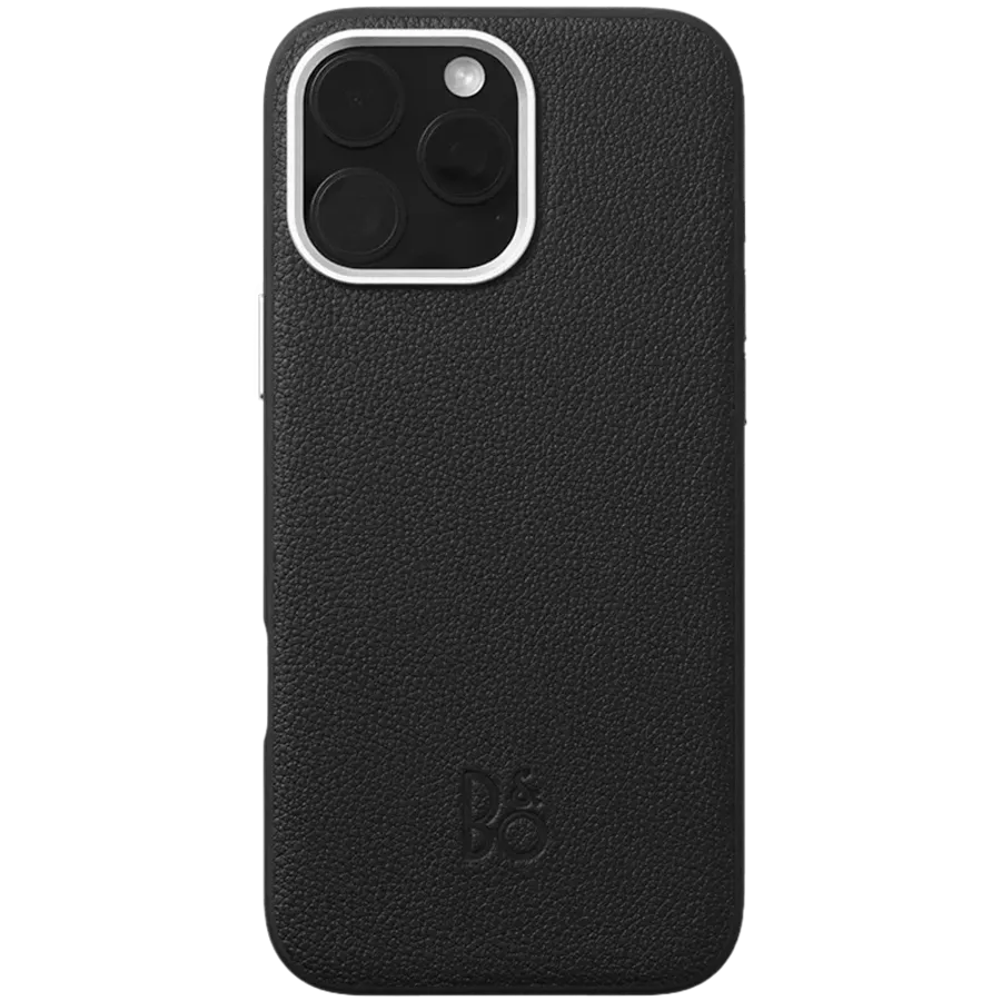 photo 2 - Leather Case with MagSafe Infinite Black for iPhone 16 Pro Max