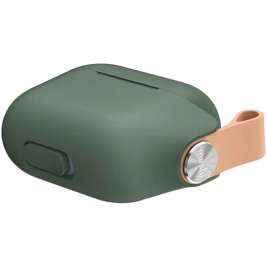 photo 2 - MOSHI Чохол Pebbo  Mint Green для AirPods (Gen3)