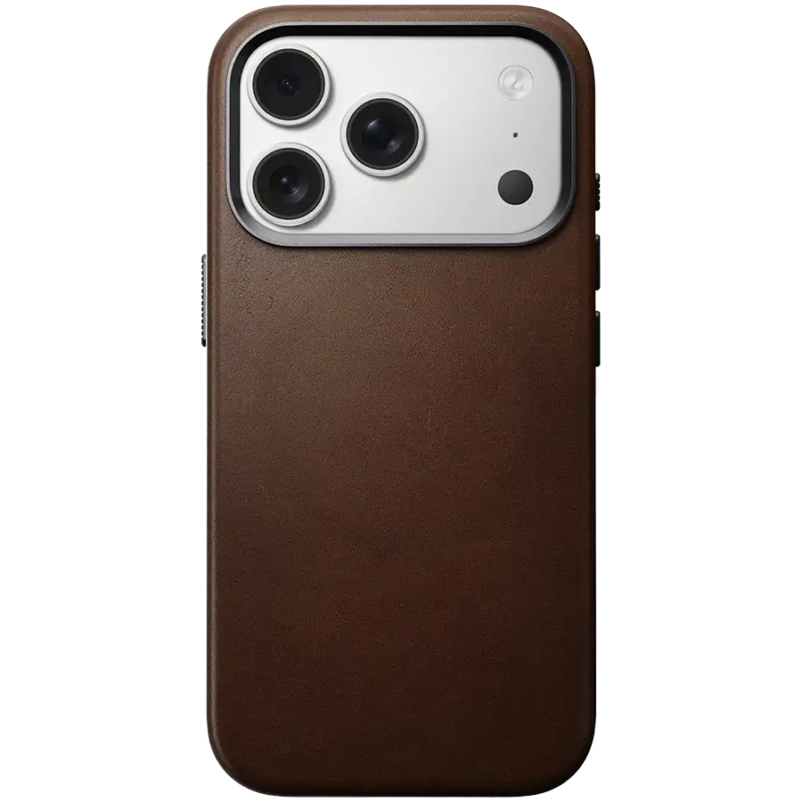 NOMAD Чохол Traditional Leather Case with MagSafe Коричневий для iPhone 17 Pro – photo 1