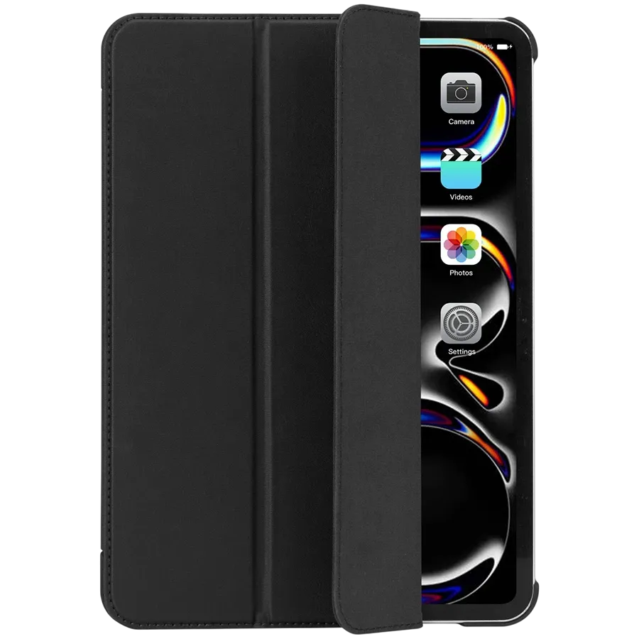 photo 1 - Чехол DECODED Smart Folio из текстурированного силикона для iPad Air 13 (M2/M3), Угольно-чёрный